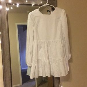 White babydoll dress